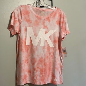 Michael Kors pink tie dye tshirt